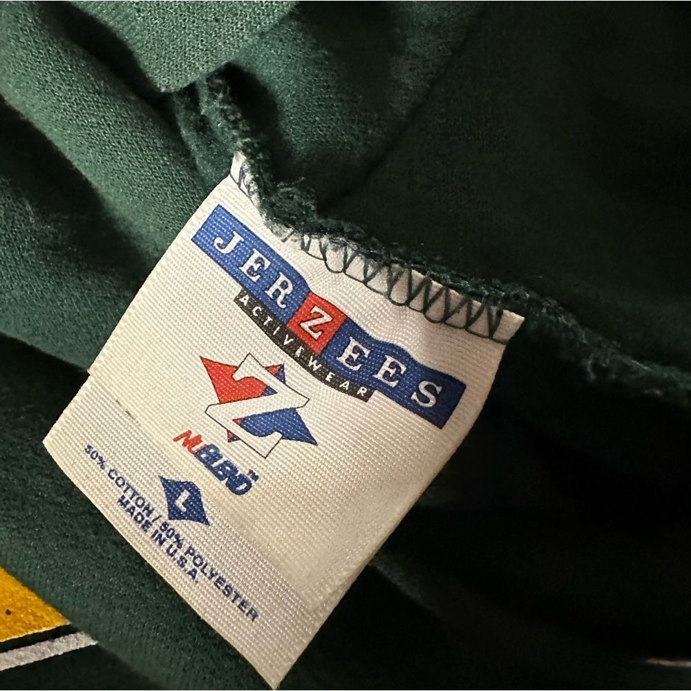 Vintage Oregon Football Green Hoodie - Picture 4 of 4